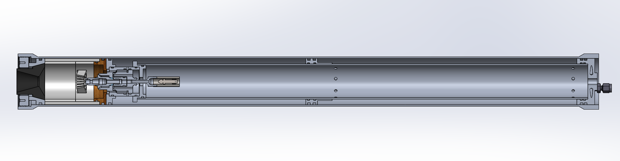 Liquid engine CAD model