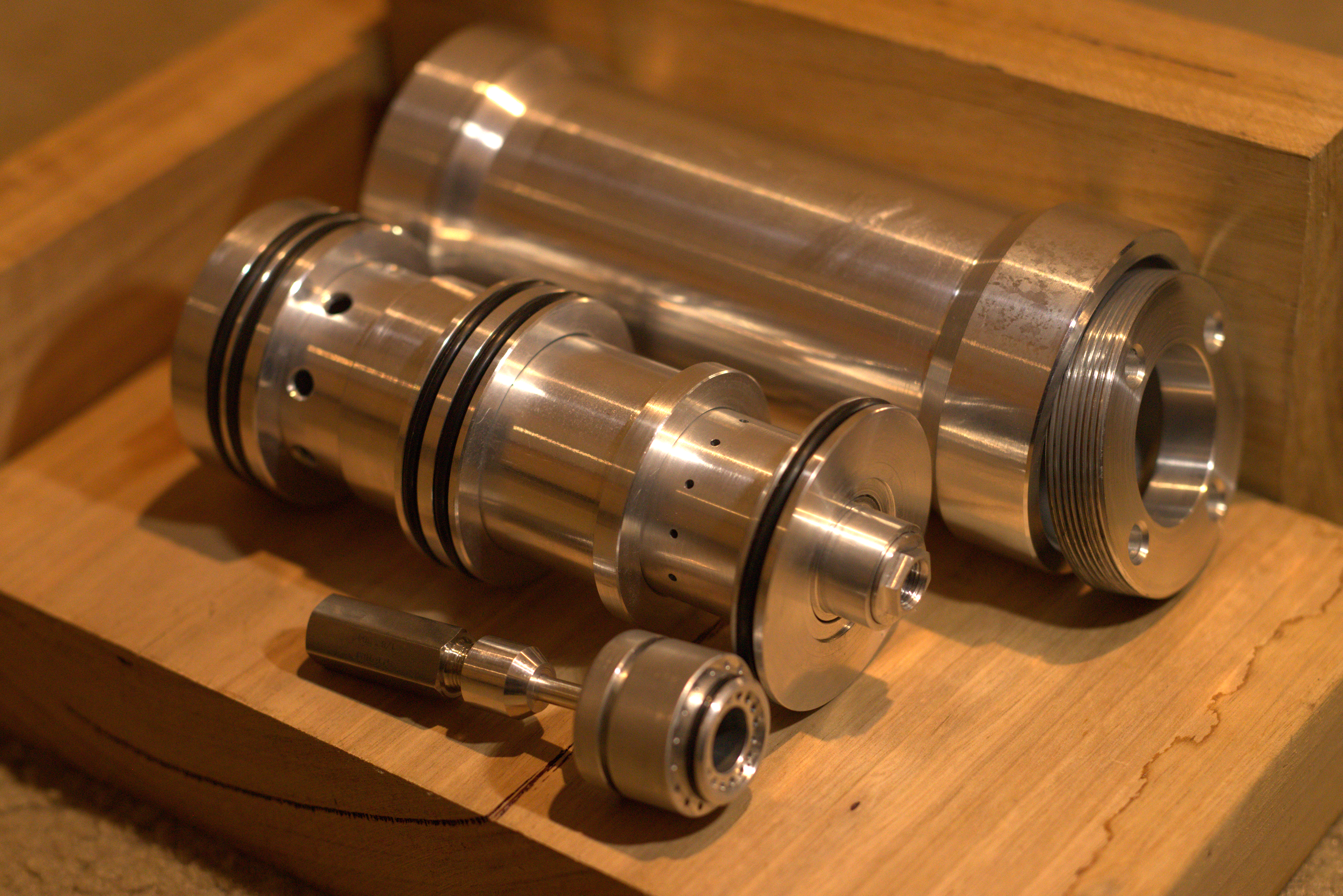 Finished valve injector and tank hardware