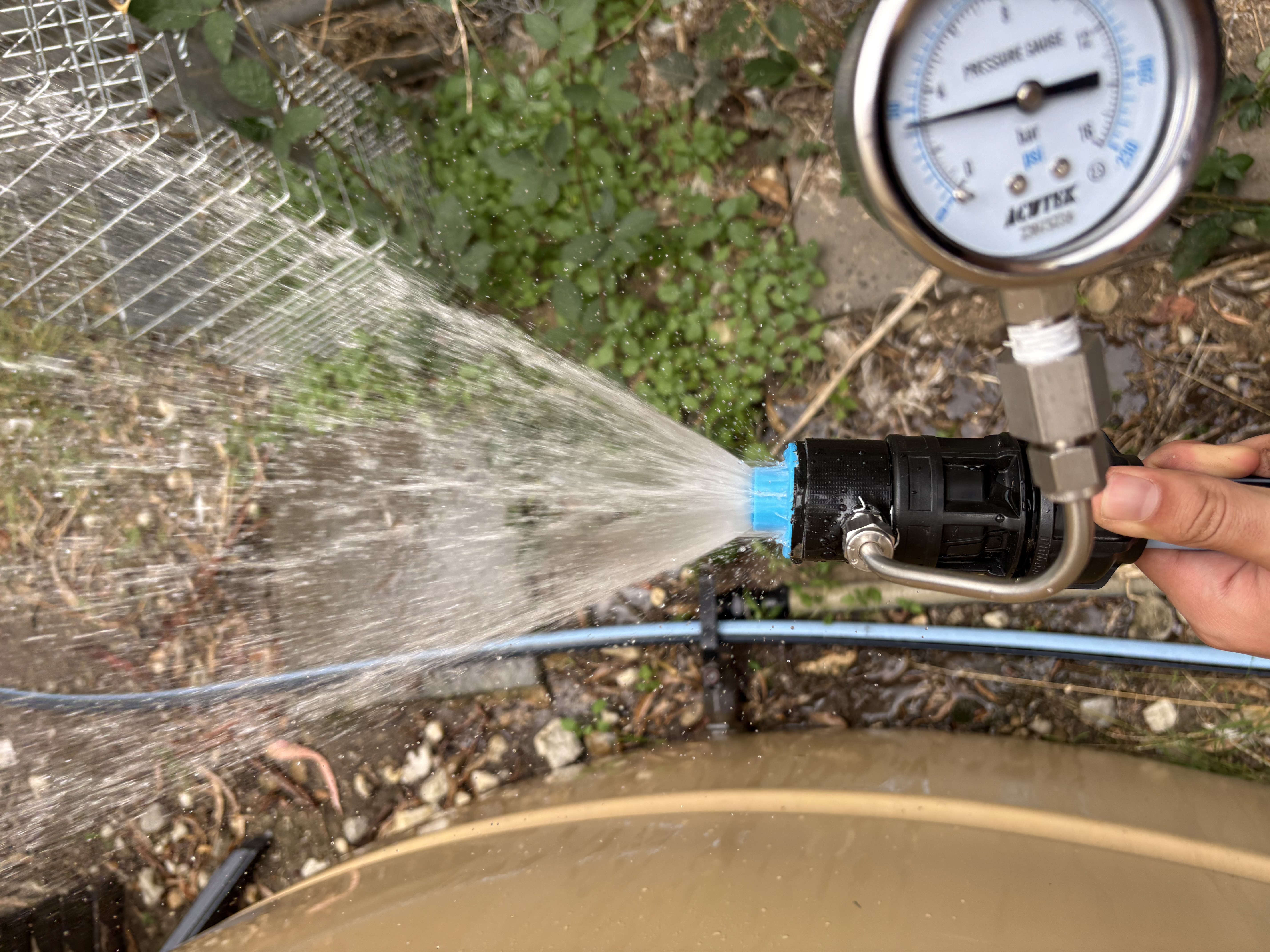 Water injector testing