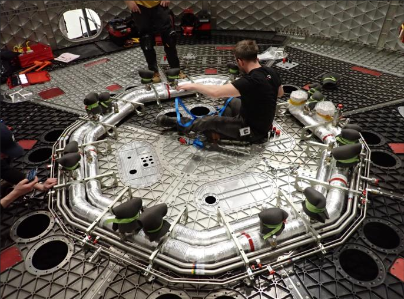 Neutron thrust structure alternate view