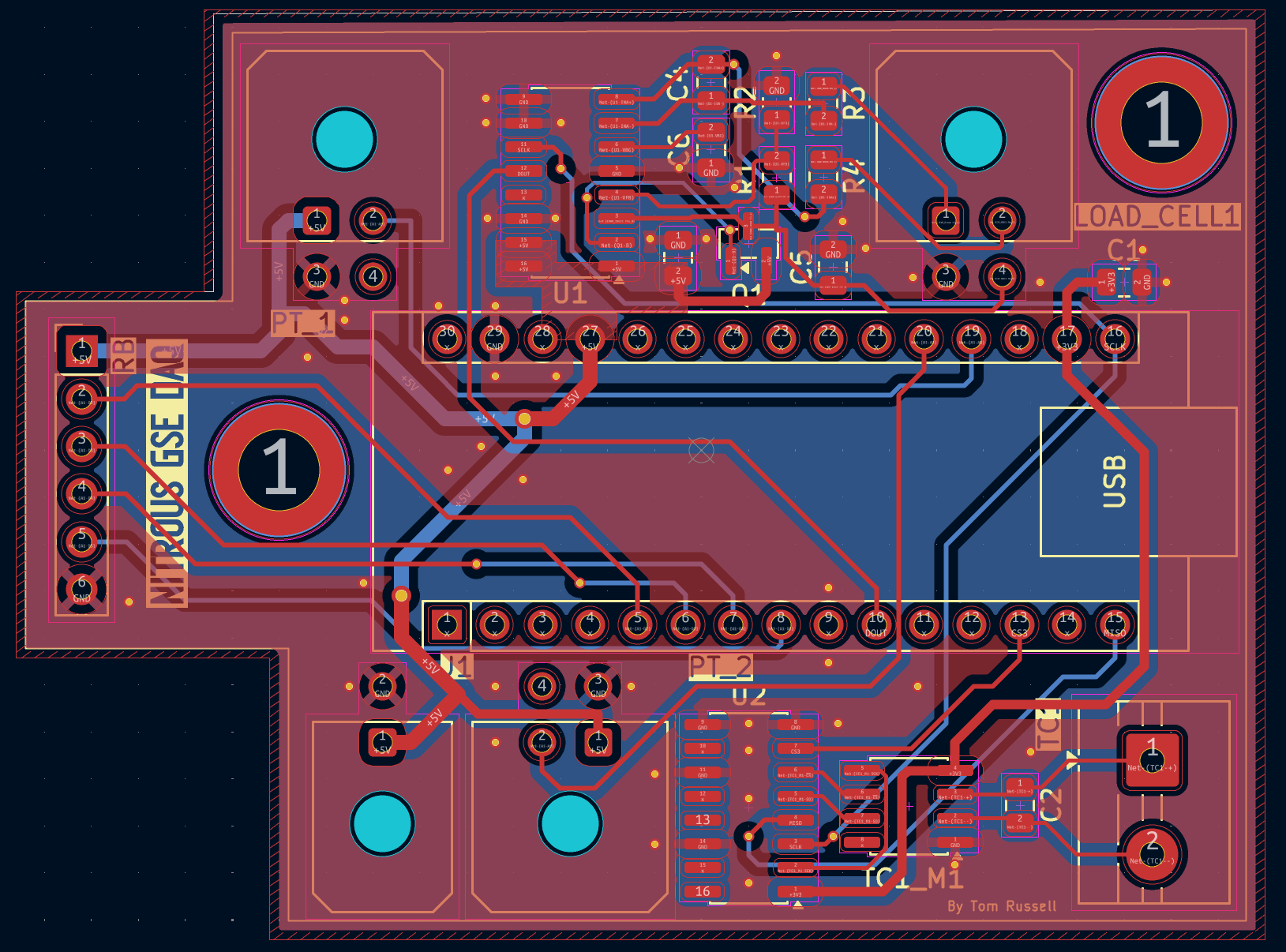 Nitrous Oxide Fill Station control hardware