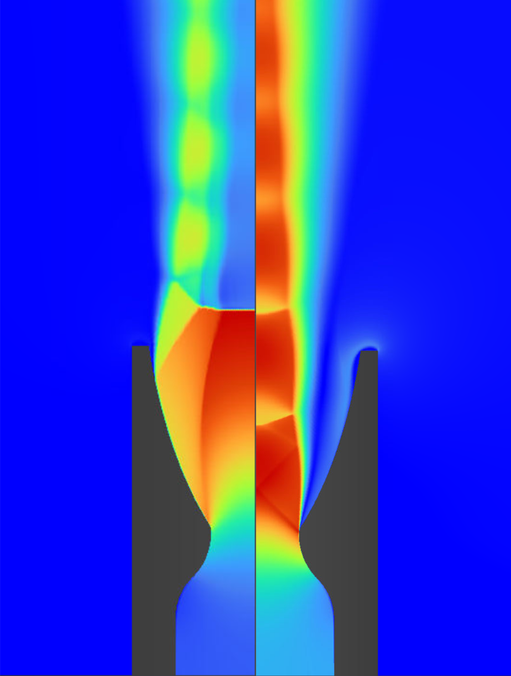 Nozzle CFD result