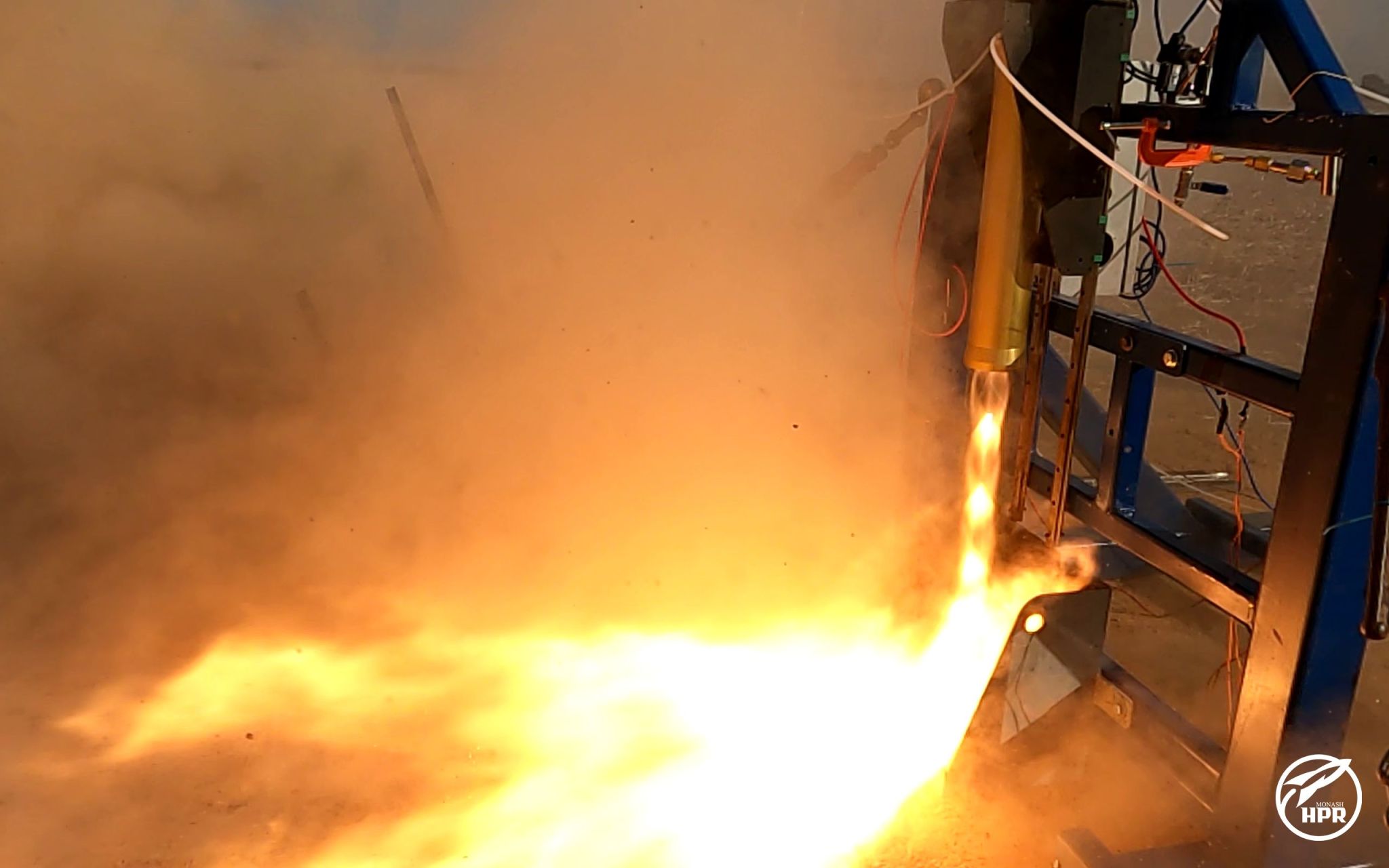 Solaris MKII hot fire test